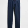 Jeans mit lockerer, gerader Passform