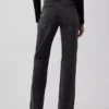 Jeans mit mittlerer Leibhöhe, steifer Passform und lockerem Flare-Schnitt
