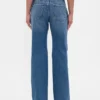 Jeans mit mittlerer Leibhöhe, steifer Passform und lockerem Flare-Schnitt