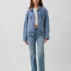 Jeans mit mittlerer Leibhöhe und geradem, lockerem Schnitt