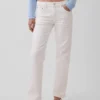 Jeans mit mittlerer Leibhöhe und geradem, lockerem Schnitt