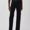 Jeans mit mittlerer Leibhöhe und geradem, lockerem Schnitt