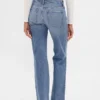 Jeans mit mittlerer Leibhöhe und geradem, lockerem Schnitt