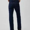 Jeans mit mittlerer Leibhöhe und geradem, lockerem Schnitt