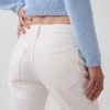 Jeans mit mittlerer Leibhöhe und geradem, lockerem Schnitt