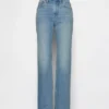 Jeans mit mittlerer Leibhöhe und geradem, lockerem Schnitt