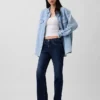 Jeans mit mittlerer Leibhöhe und geradem, lockerem Schnitt