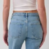 Jeans mit mittlerer Leibhöhe und geradem, lockerem Schnitt