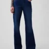 Jeans mit mittlerer Leibhöhe und lockerem Flare-Schnitt