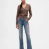Jeans mit niedriger Leibhöhe, lang und schmal