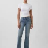 Jeans mit niedriger Leibhöhe, lang und schmal