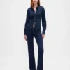 Jeans mit niedriger Leibhöhe, lang und schmal