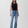 Jeans mit niedriger Leibhöhe, lang und schmal