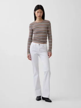 Jeans mit niedriger Leibhöhe, lang und schmal