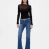 Jeans mit niedriger Leibhöhe, lang und schmal