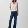 Jeans mit niedriger Leibhöhe, lang und schmal