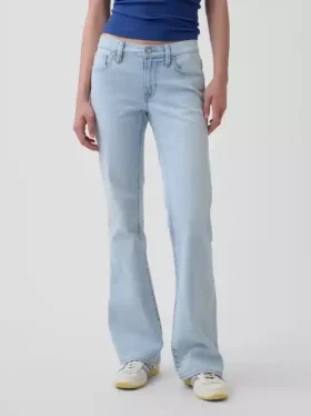 Jeans mit niedriger Leibhöhe, lang und schmal