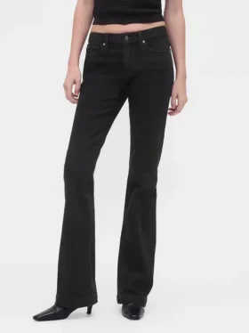 Jeans mit niedriger Leibhöhe, lang und schmal