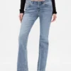 Jeans mit niedriger Leibhöhe, lang und schmal
