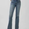 Jeans mit niedriger Leibhöhe, lang und schmal