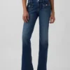 Jeans mit niedriger Leibhöhe, lang und schmal
