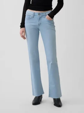 Jeans mit niedriger Leibhöhe, lang und schmal