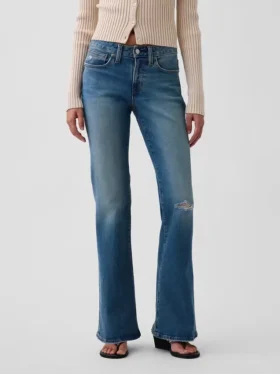 Jeans mit niedriger Leibhöhe, lang und schmal