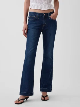 Jeans mit niedriger Leibhöhe, lang und schmal