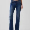 Jeans mit niedriger Leibhöhe, lang und schmal
