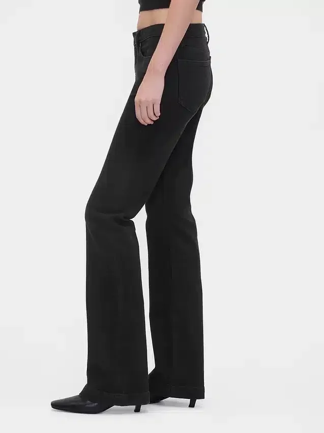 Jeans mit niedriger Leibhöhe, lang und schmal