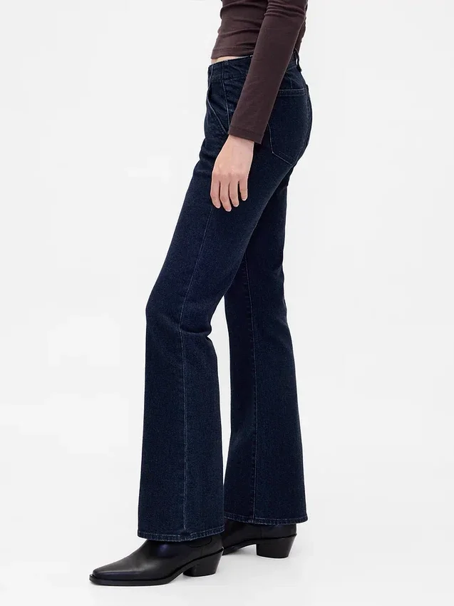 Jeans mit niedriger Leibhöhe, lang und schmal