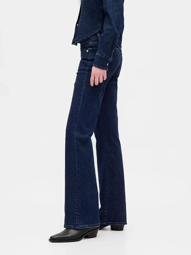 Jeans mit niedriger Leibhöhe, lang und schmal