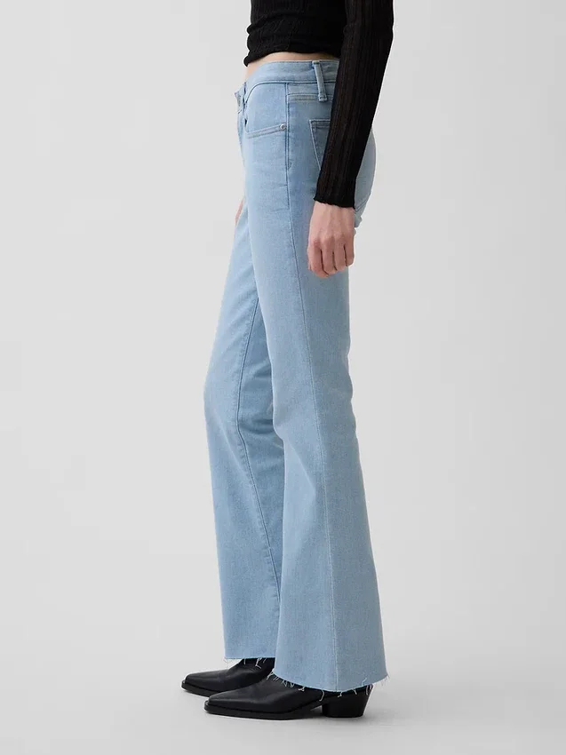 Jeans mit niedriger Leibhöhe, lang und schmal
