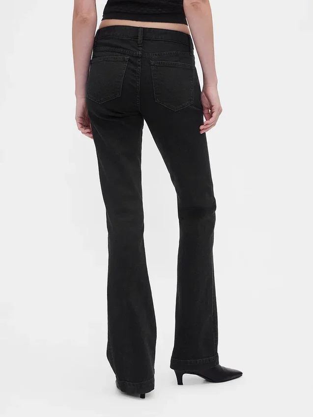 Jeans mit niedriger Leibhöhe, lang und schmal