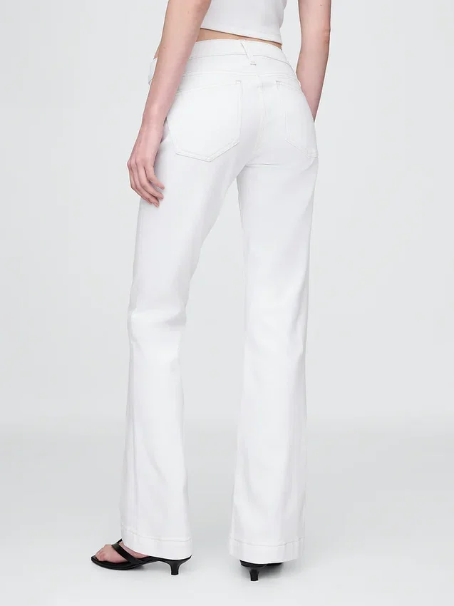 Jeans mit niedriger Leibhöhe, lang und schmal