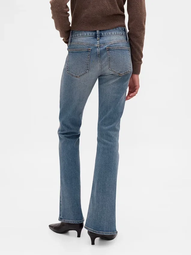 Jeans mit niedriger Leibhöhe, lang und schmal