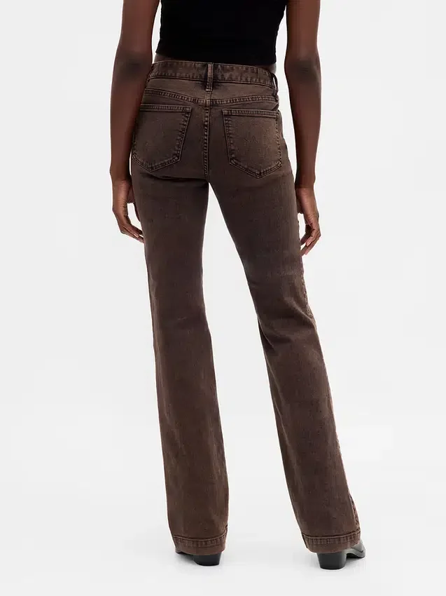 Jeans mit niedriger Leibhöhe, lang und schmal