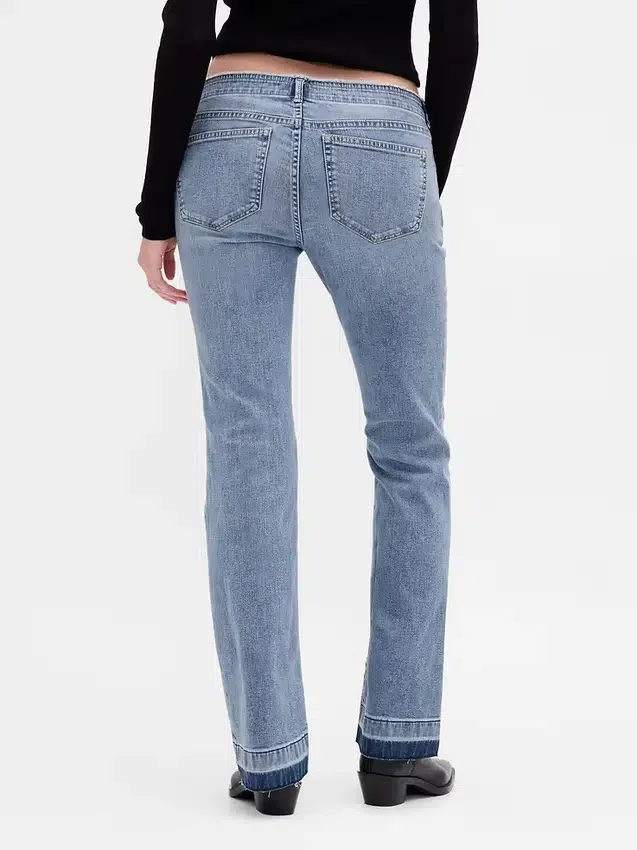 Jeans mit niedriger Leibhöhe, lang und schmal