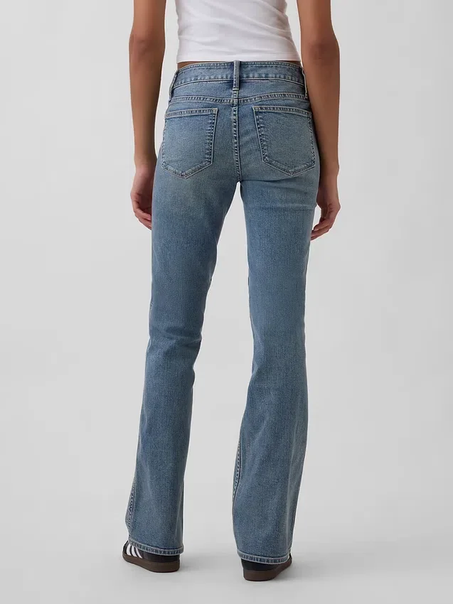 Jeans mit niedriger Leibhöhe, lang und schmal