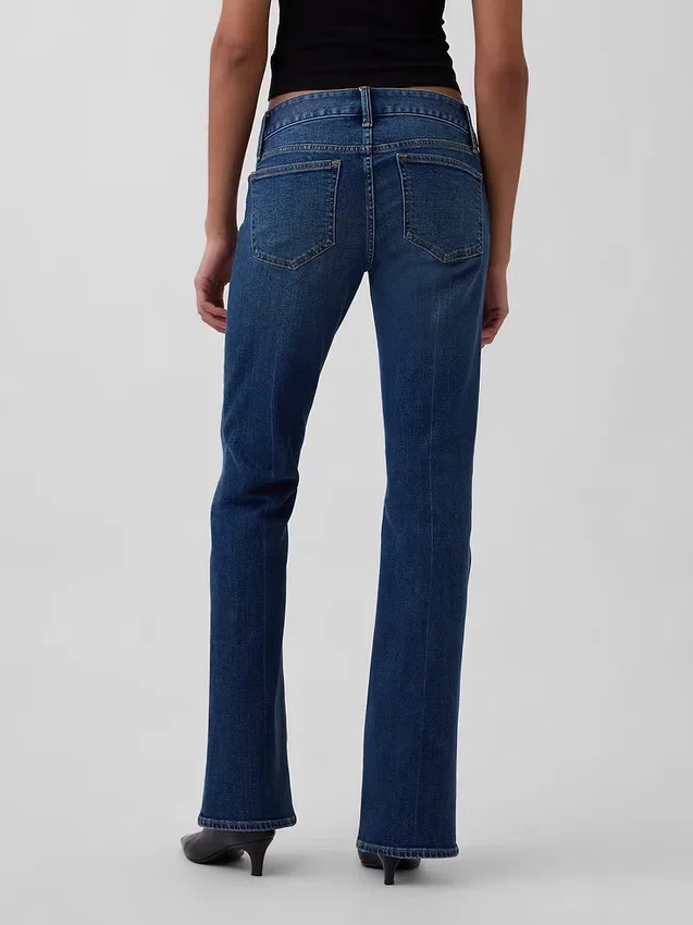 Jeans mit niedriger Leibhöhe, lang und schmal