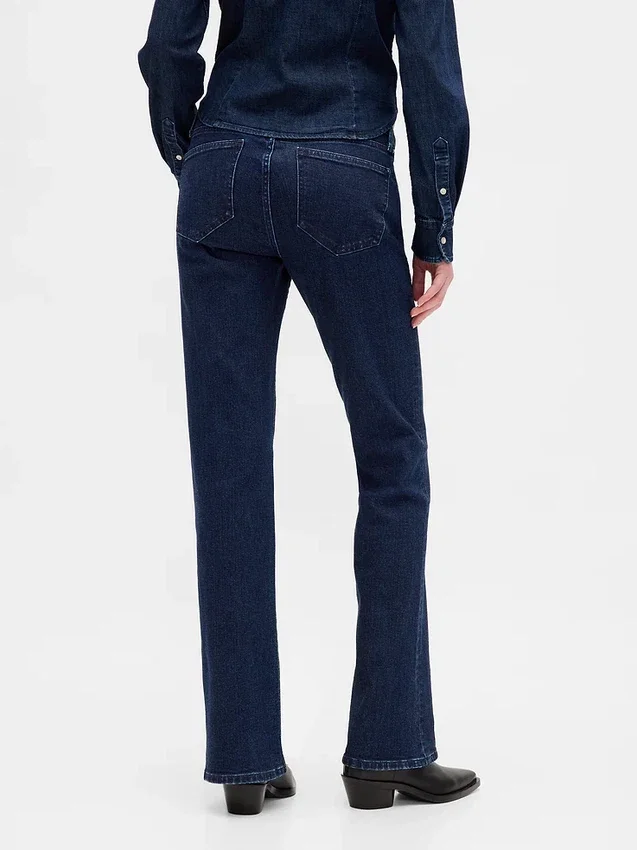 Jeans mit niedriger Leibhöhe, lang und schmal
