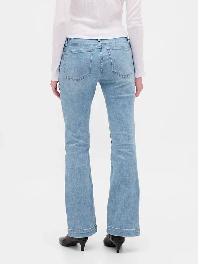 Jeans mit niedriger Leibhöhe, lang und schmal