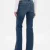 Jeans mit niedriger Leibhöhe, lang und schmal