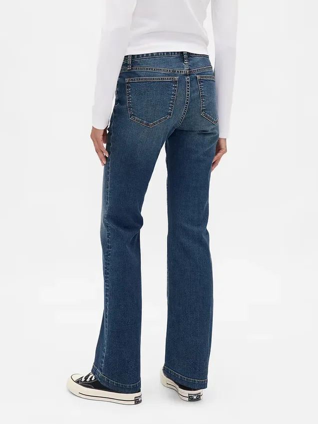 Jeans mit niedriger Leibhöhe, lang und schmal