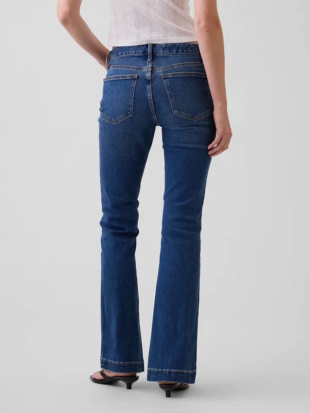 Jeans mit niedriger Leibhöhe, lang und schmal
