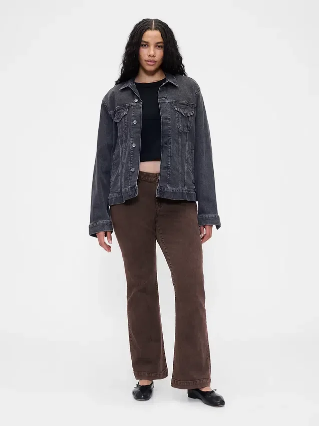 Jeans mit niedriger Leibhöhe, lang und schmal