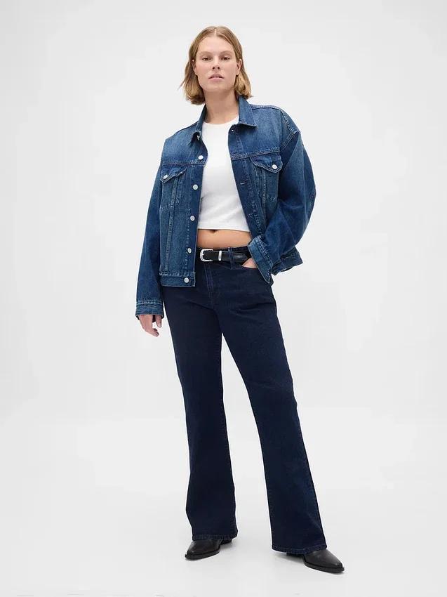 Jeans mit niedriger Leibhöhe, lang und schmal