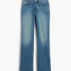 Jeans mit niedriger Leibhöhe, lang und schmal