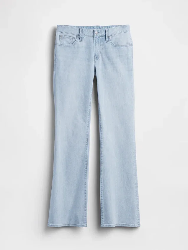 Jeans mit niedriger Leibhöhe, lang und schmal