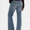 Jeans mit niedriger Leibhöhe, lang und schmal